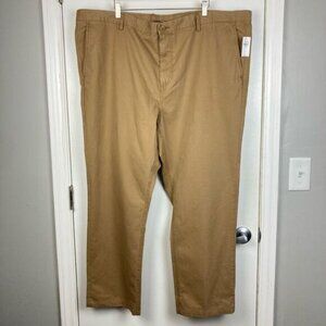 Old Navy Men’s Lived In Chino Pants in Sand Light Camel 100% Cotton sz 48x30 NWT